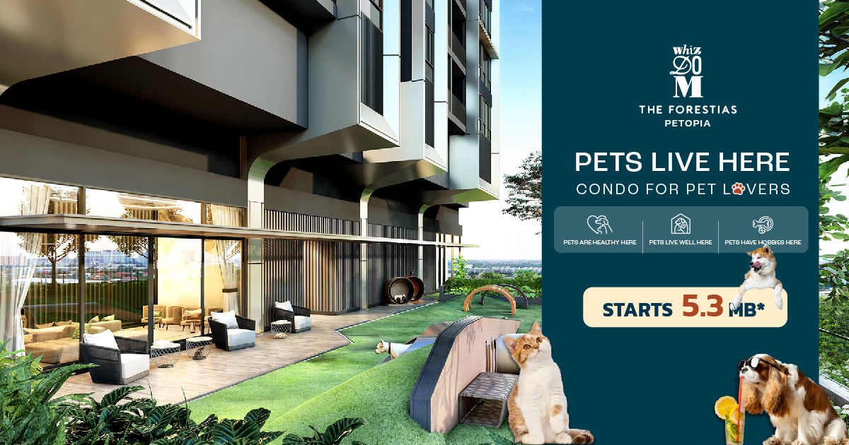 Whizdom The Forestias Petopia — 1BR Condo in BANG PHLI