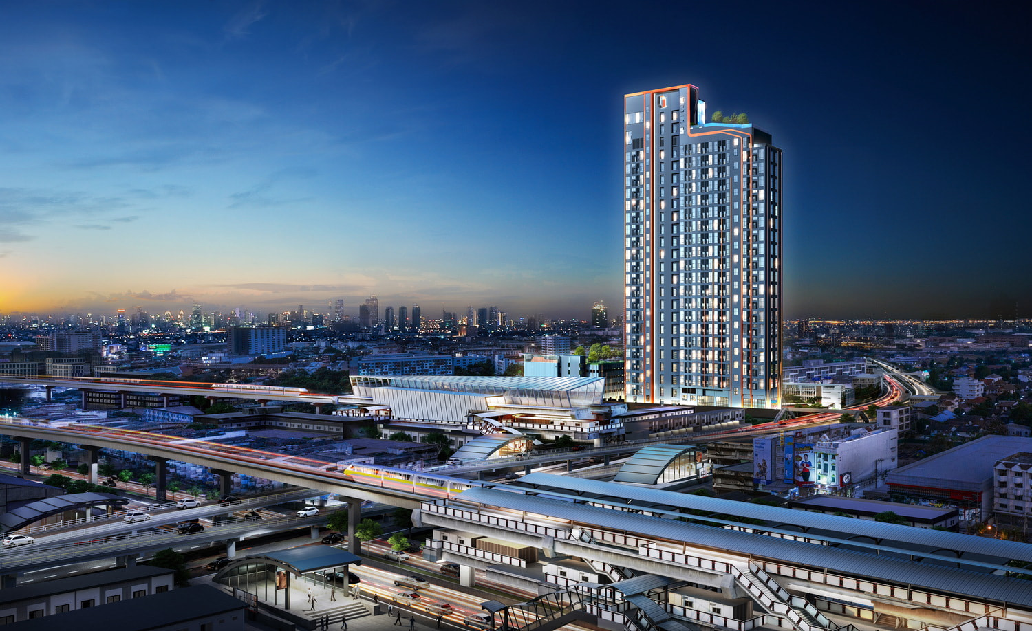 Origin Plug&Play Ramkhamhaeng Triple Station — 1BR Condo in BANG KAPI