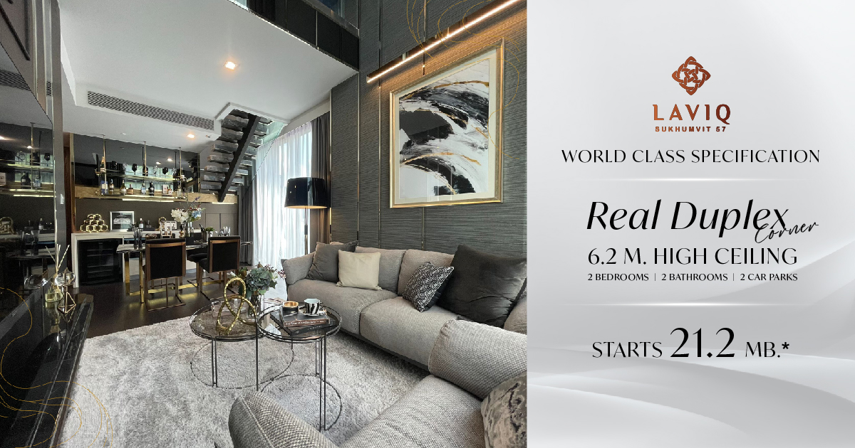 LAVIQ Sukhumvit 57 — 2BR Condo in VADHANA, Bangkok